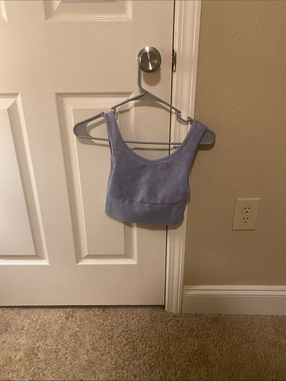 harmony by Splendid XS Lavender Ribbed Top